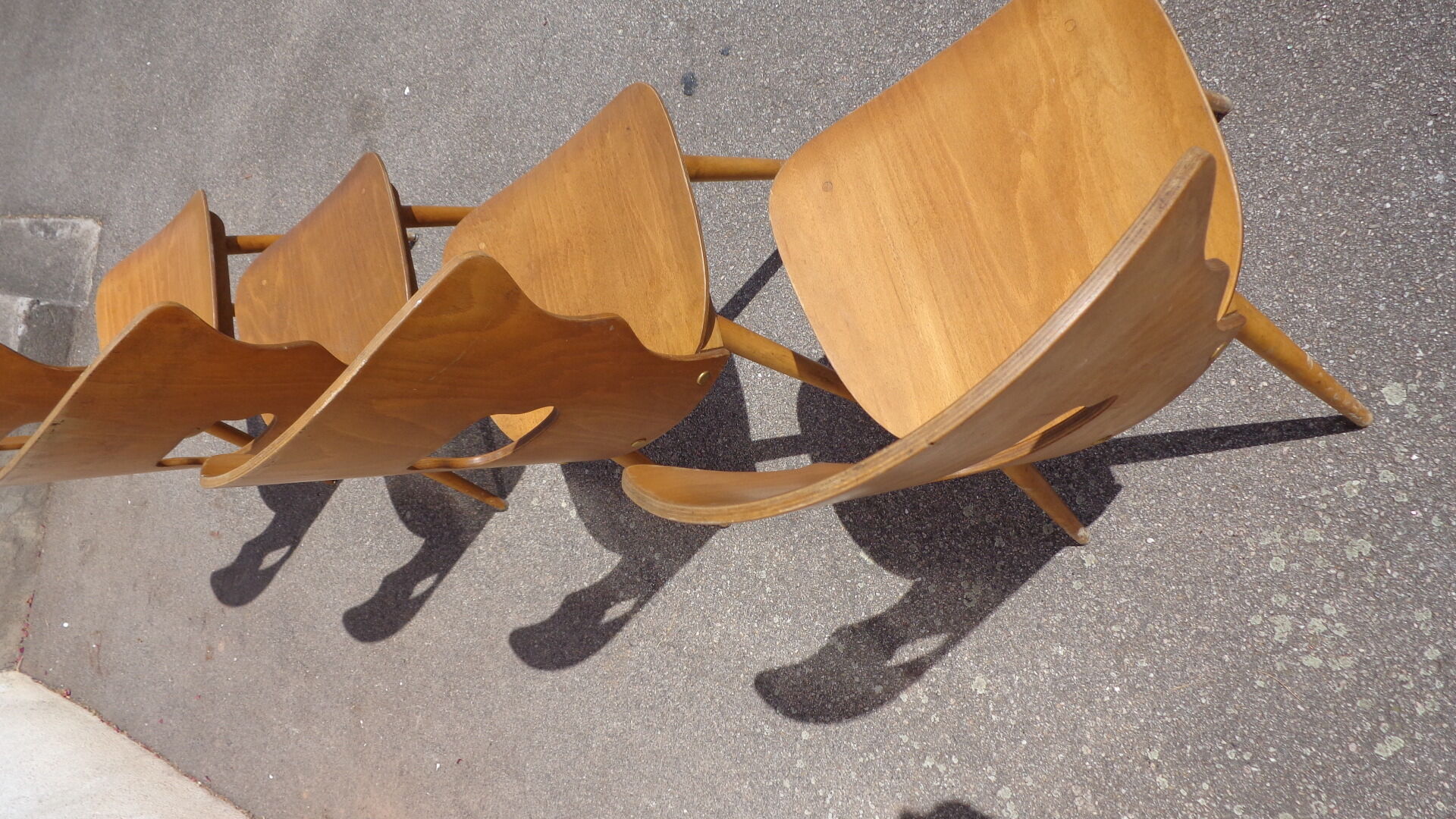 Set de chaises Baumann gentiane
