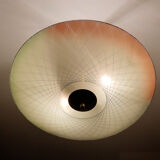 Vintage pendant lamp, multicolored glass, 50s