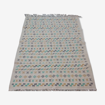 Berber wool carpet 148x197cm