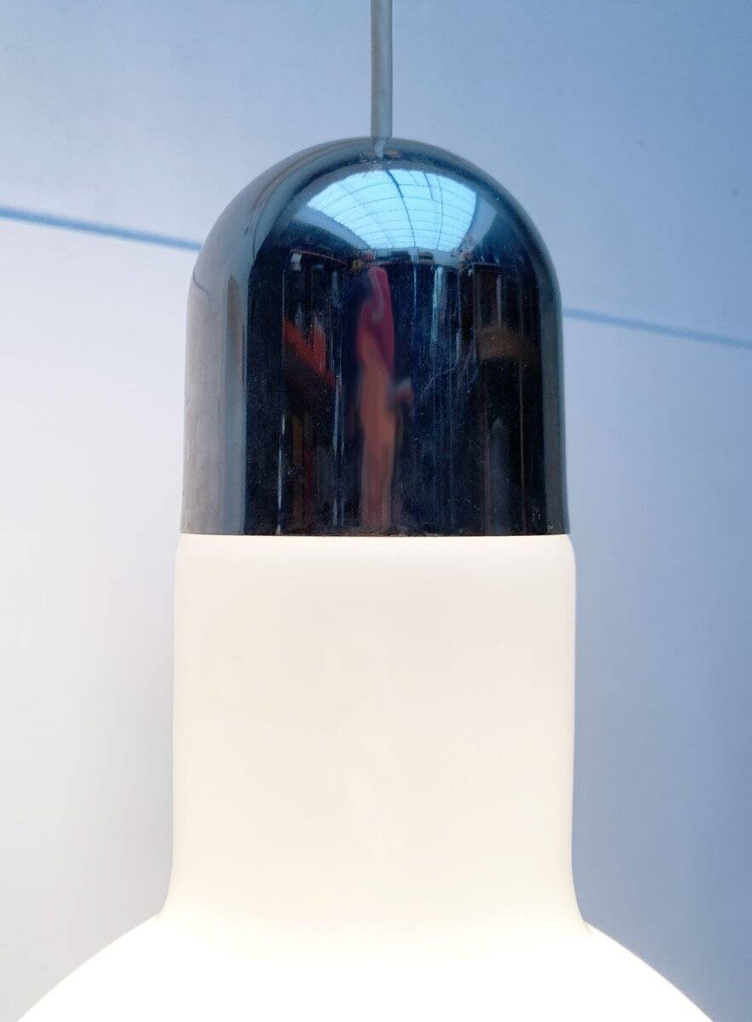 Swiss Minimalist Space Age Pendant Lamp by Temde, 1960s