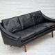 1960s, Danish design by Aage Christensen, 3-seater sofa, leather.
