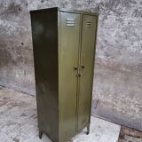 Industrial locker army green wardrobe