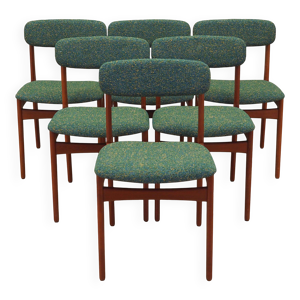 6 chaises en teck danoises