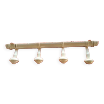 Wooden coat rack