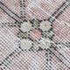4x9 handmade distressed wool vintage rug 267x129cm