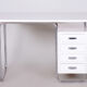 Bureau bauhaus blanc fabriqué dans les années 1930 en allemagne par robert slezak - restauré