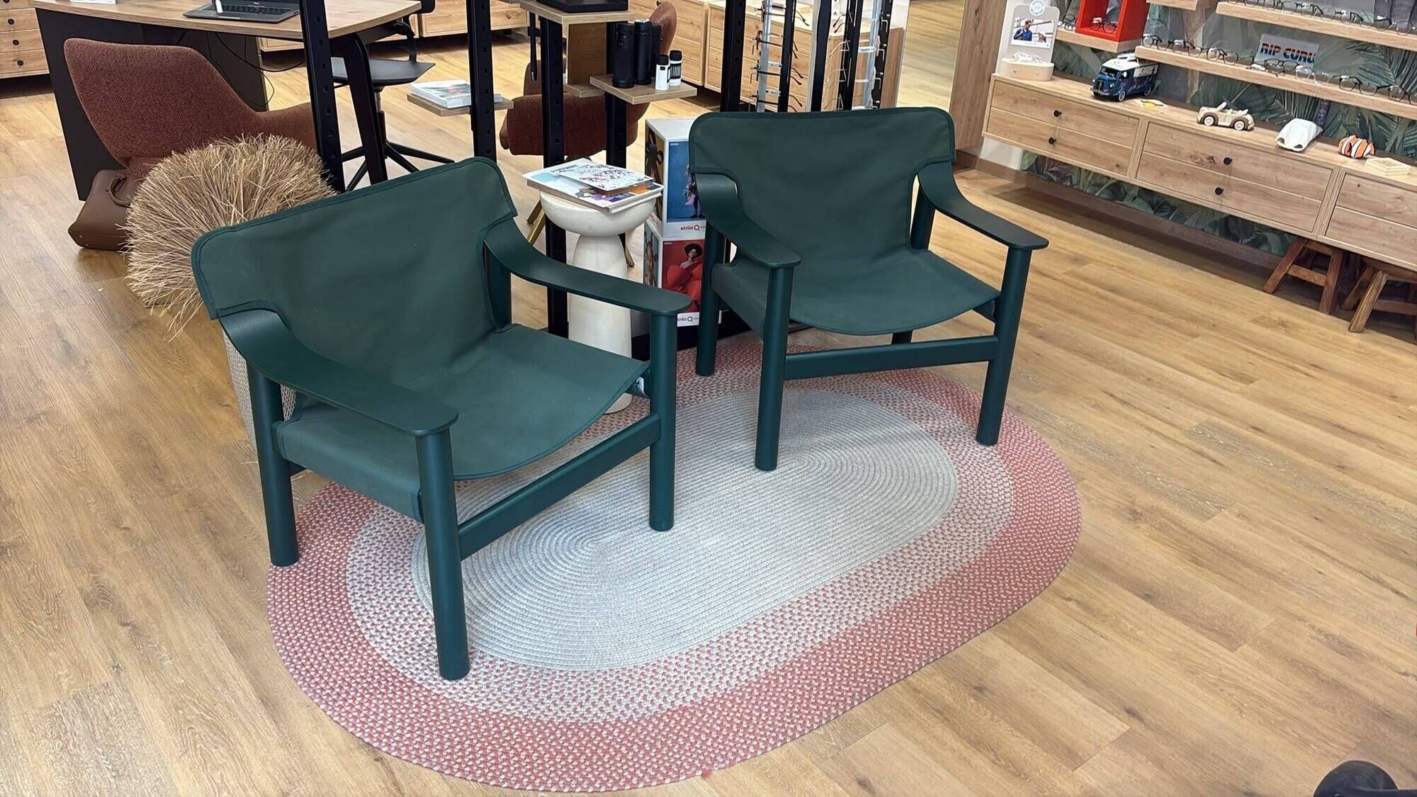 Lot de 2 fauteuils HAY vert
