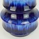 scheurich ceramic FLOORVASE drip glaze different shades of blue 60s/70s