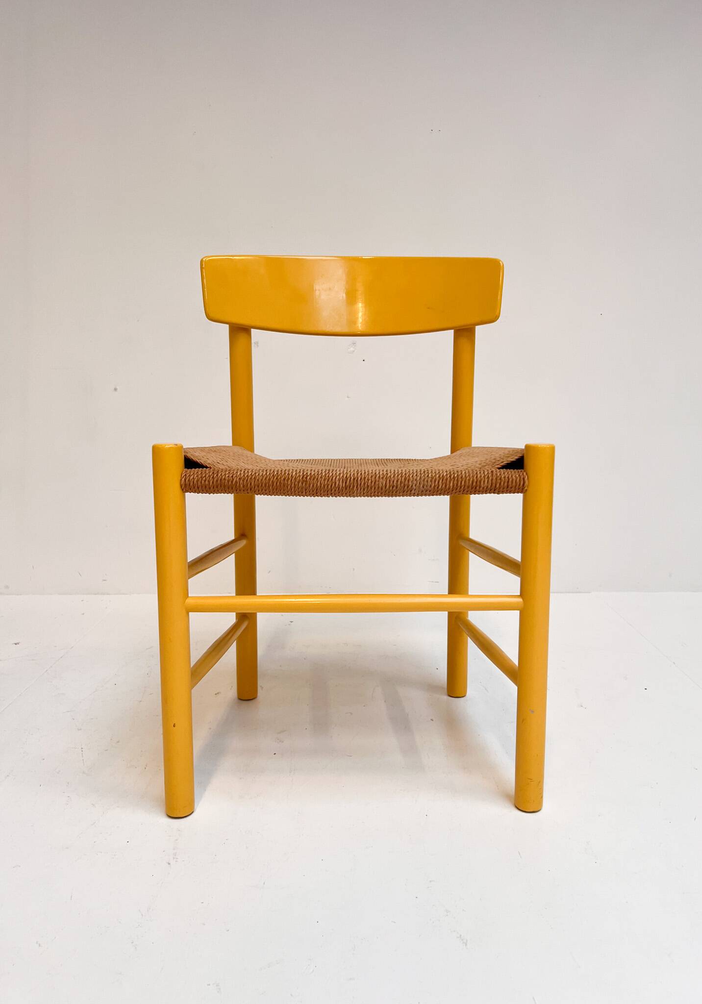 Set of 4 Model J39 chairs by Borge Mogensen for FDB Mobler, 1970s