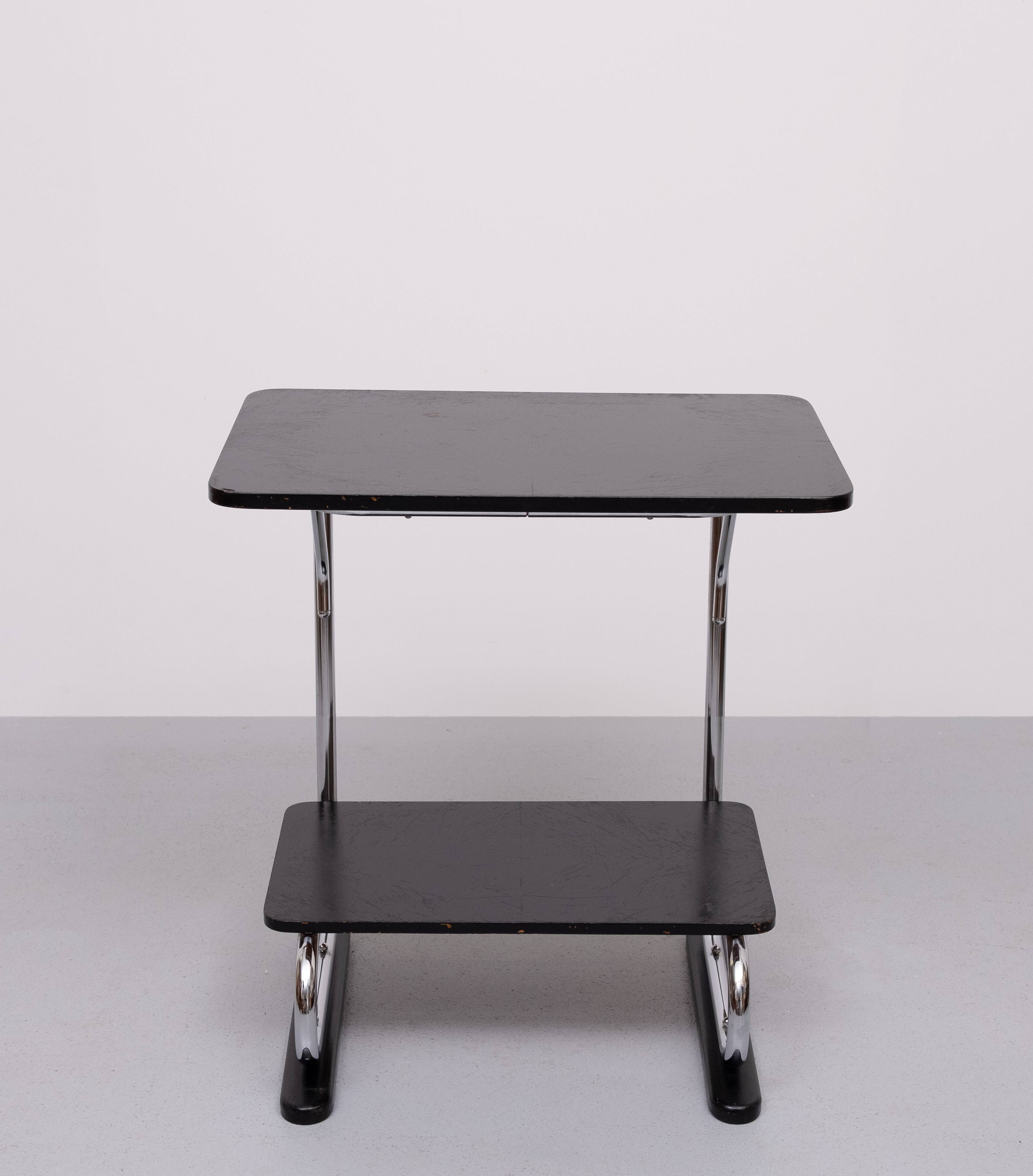 Bauhaus Chrome tube Tray Table 1930s Germany