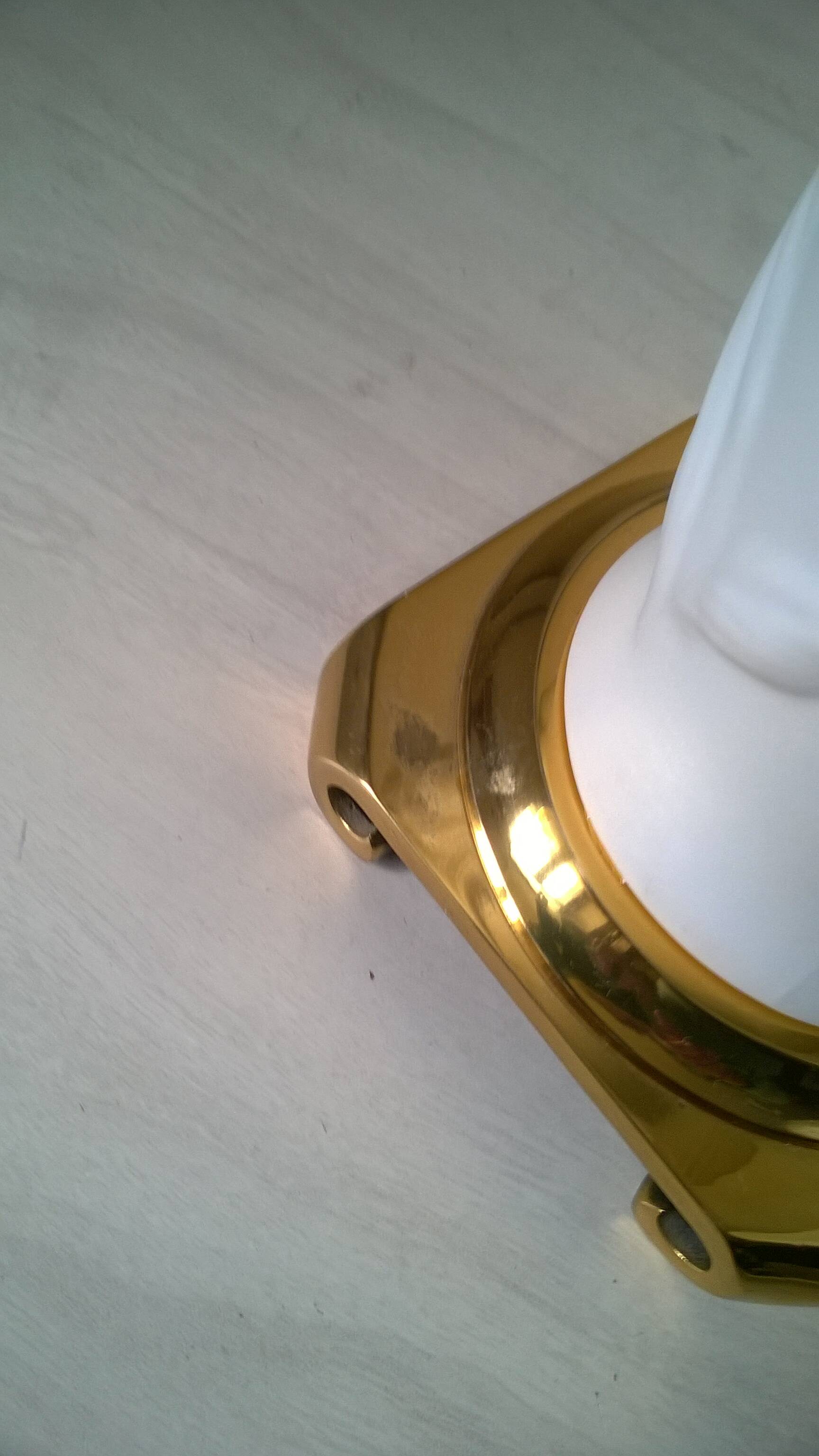 Calla Lily Franklin Mint Biscuit Lamp by Nicholas Berenczy