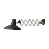 Zig zag style workshop accordion Wall lamp