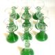 Set of 10 Alsatian Roemer glasses from the 1970s, height 16 cm.