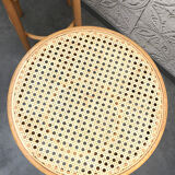 Cane bar stool