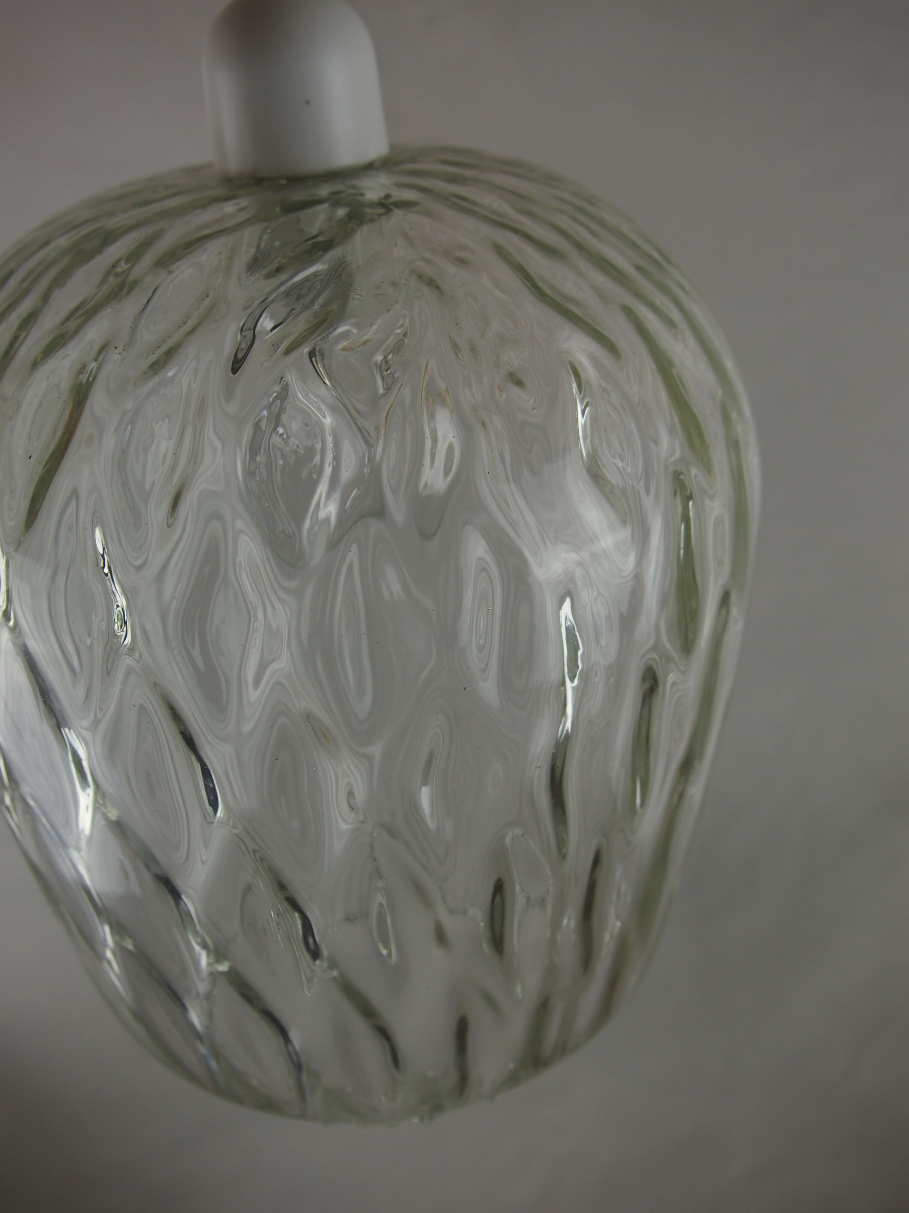 Suspension de Venini verre texturé vintage