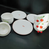 Set of 3 cups - cake plates - candy pot