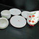 Set of 3 cups - cake plates - candy pot
