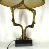 Bronze table lamp by Willy Daro, 1970s
