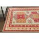 1970s Vintage Turkish Oushak Handmade Wool Cotton Cream Area Rug 172x231
