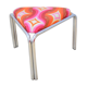 Stool-Ottoman-sofa-end-vintage-design-psyché fabric-pop art