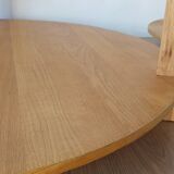 Round Tables with Glass Tops, Set of 3.