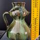 Art Deco Amphora Vase Ceramic Thulin Style (Belgium) Flamed Jasper Decor