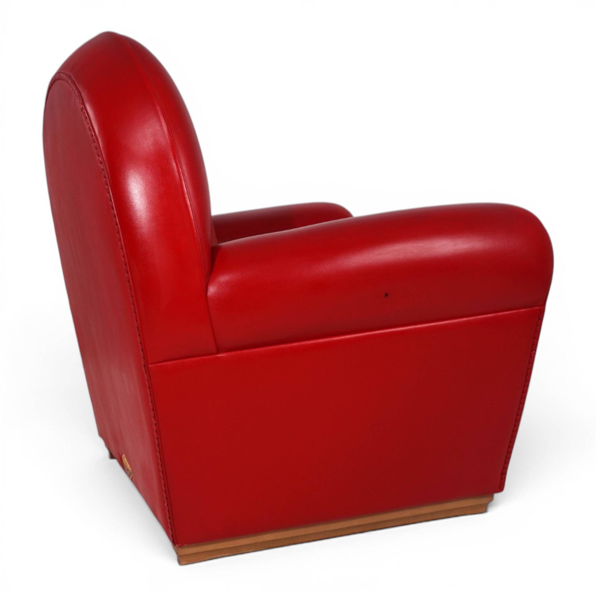 Poltrona Frau Vanity Fair Leather Armchair by Renzo Frau, 1990