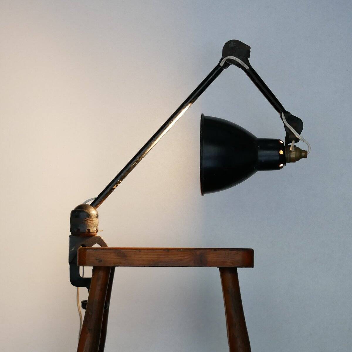 Industrial lamp no. 201 by Bernard-Albin Gras, France, 1930s
