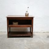 Wooden country storage cabinet