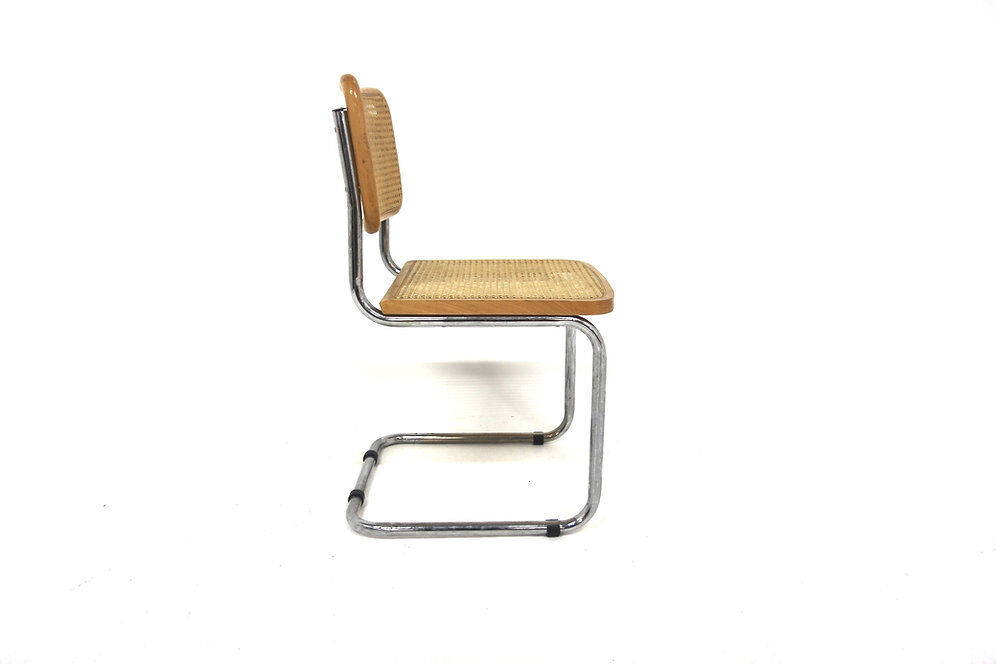 Set of 4 "B32" chairs, Marcel Breuer, Italy, 1990