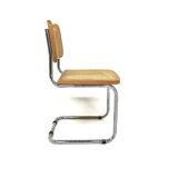 Set of 4 "B32" chairs, Marcel Breuer, Italy, 1990