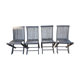 Teak comb chairs