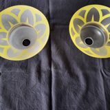 Pair of art deco day shades