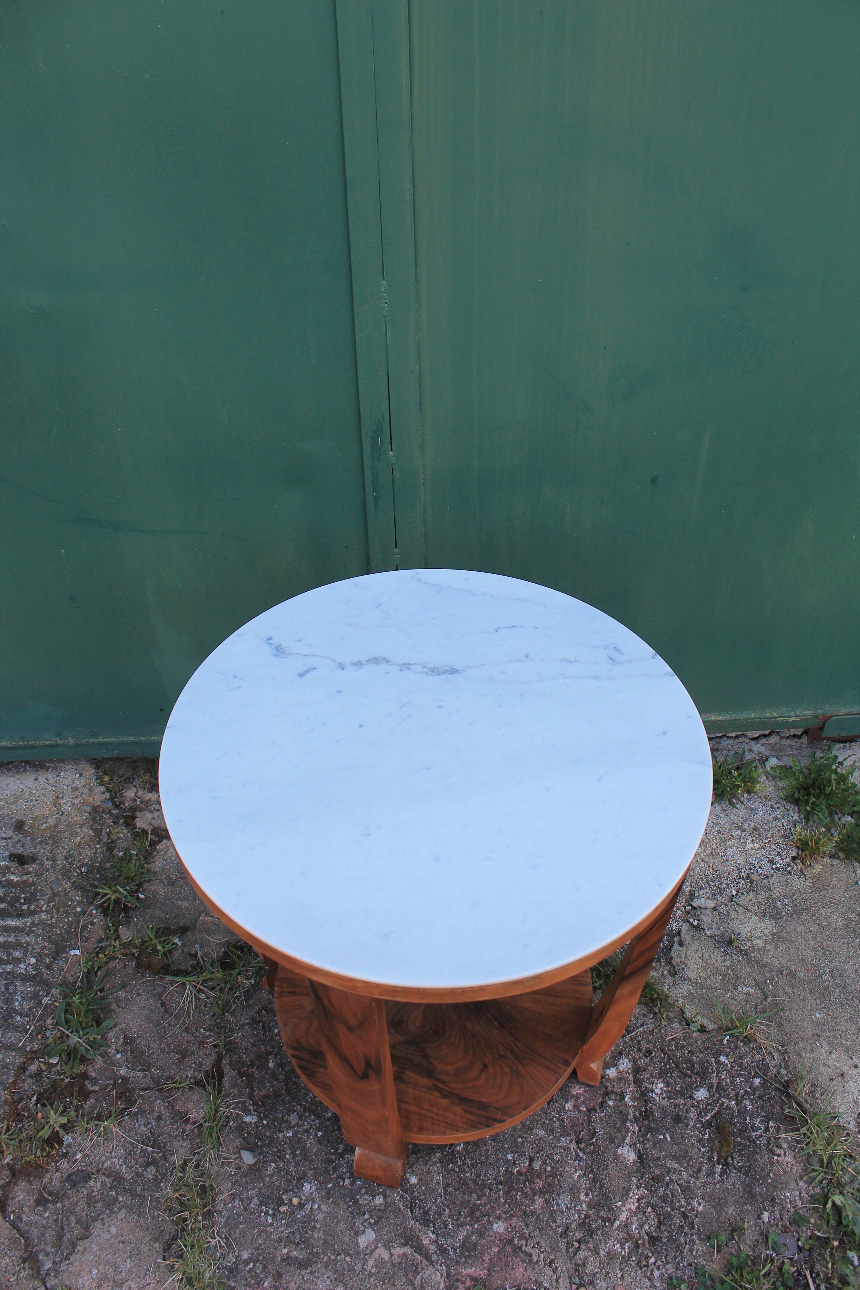 Coffee table with marble tray