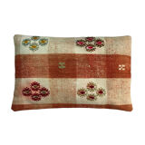 Vintage turkish kilim cushion cover 30x50cm