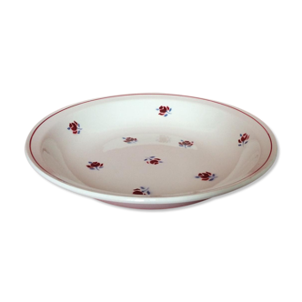 Rosette ceramic round dish