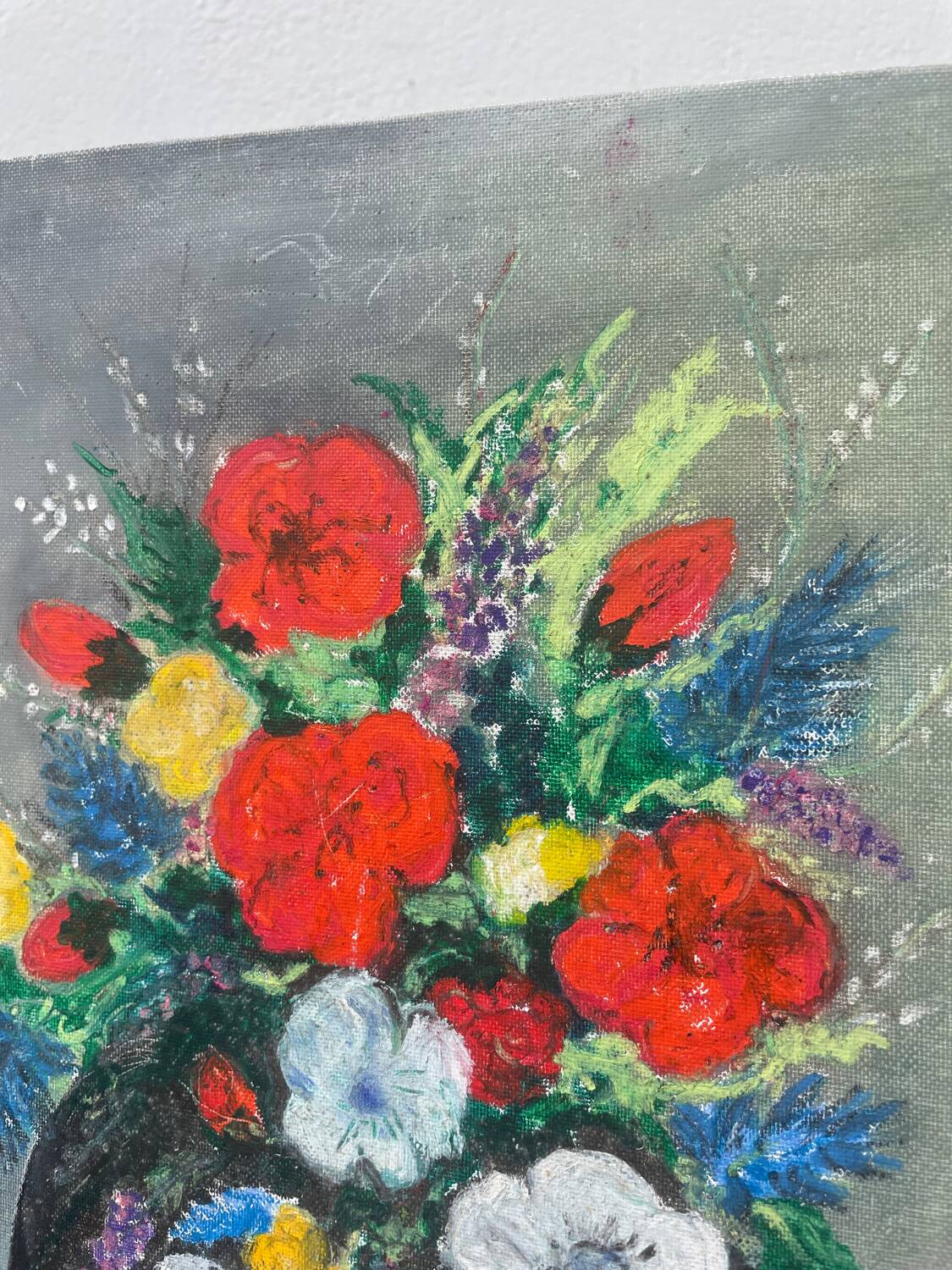 Flower bouquet painting