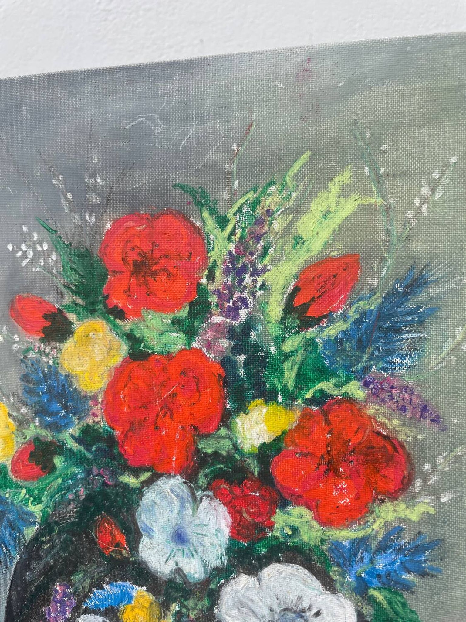 Flower bouquet painting