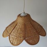 Vintage rattan hanging lamp