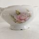 Saucière en porcelaine de Limoges décor de fleurs