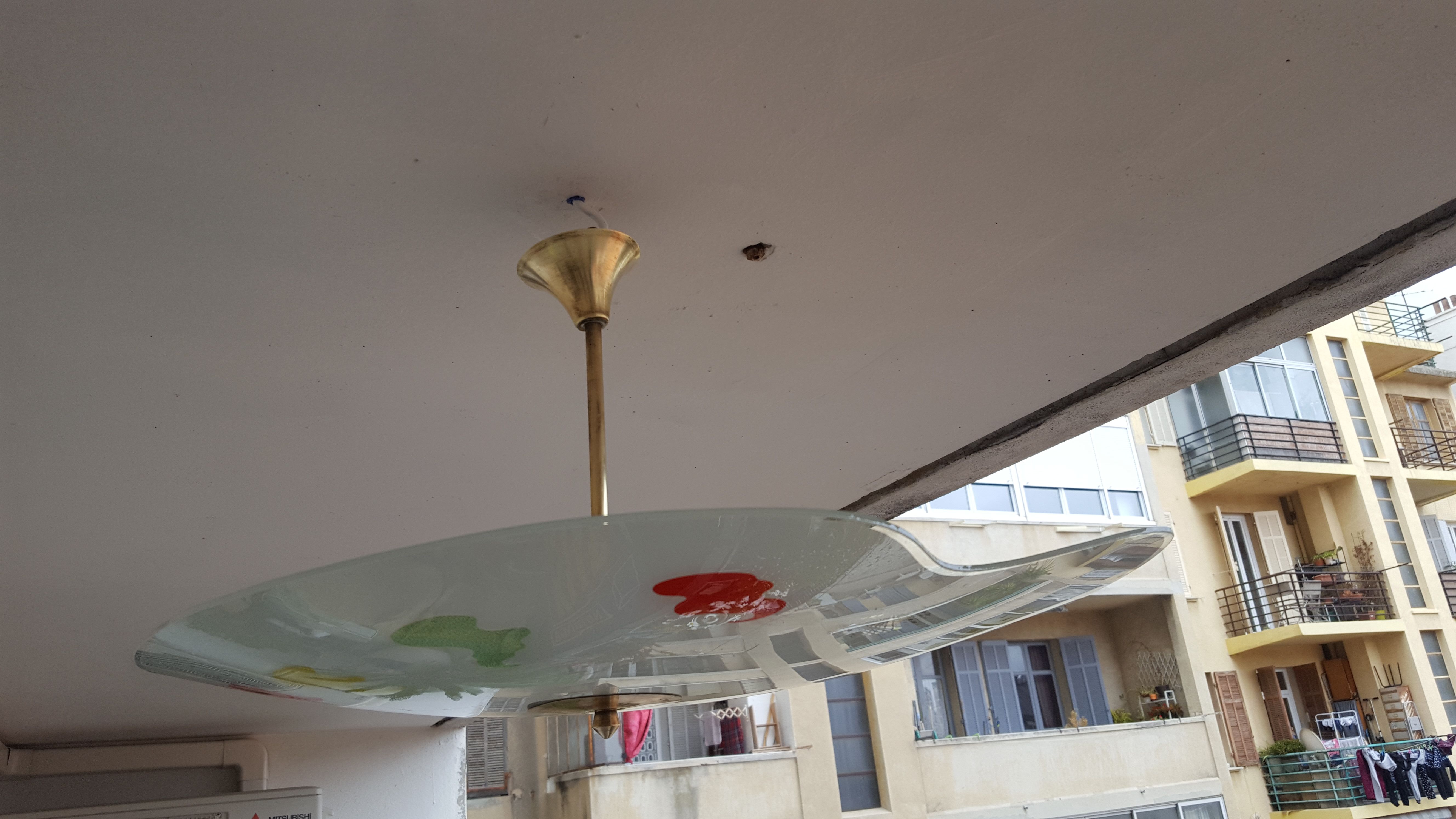Vintage hanging lamp 1950