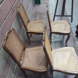 Series of 4 Louis style chairs 15