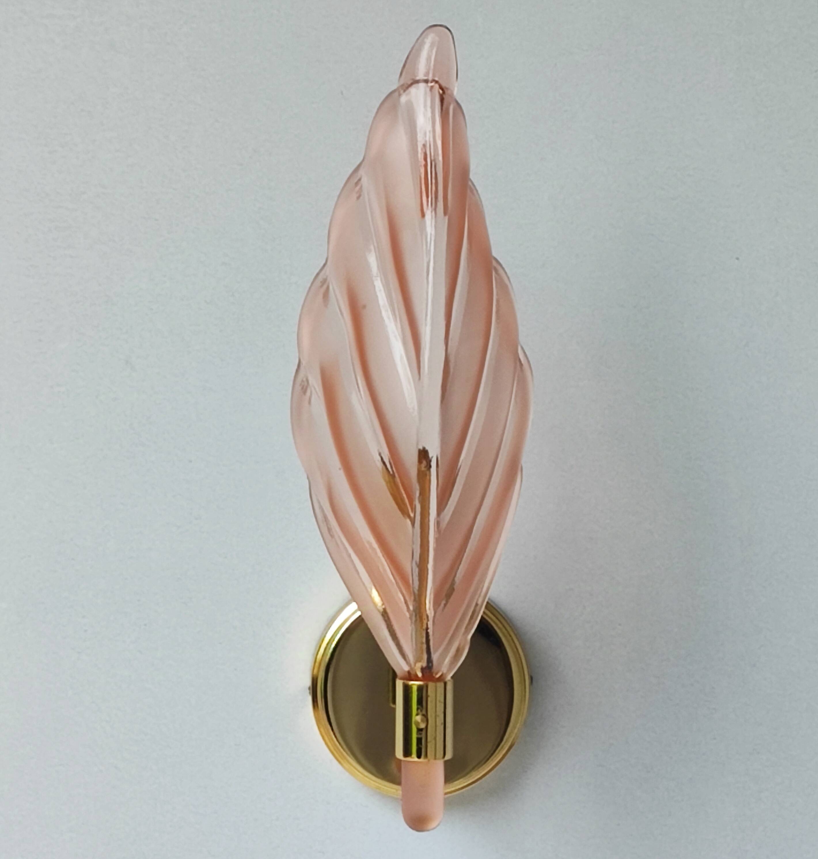Murano "Leaf" wall lamp