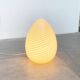Vintage Murano glass egg floor lamp whirlpool by Vetri Murano