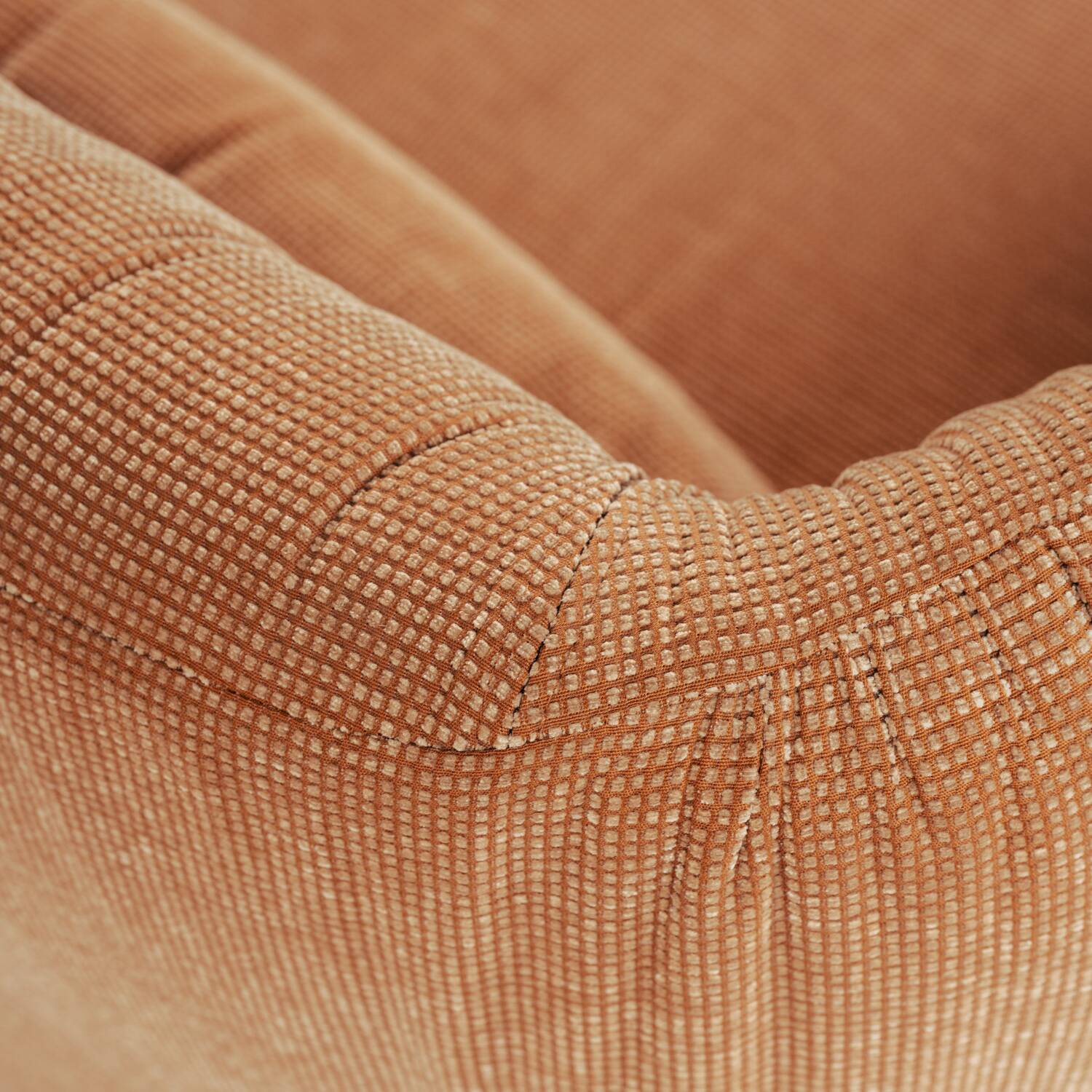 Cassina Portovenere Vico Magistretti wingback peach salmon sofa Maralunga