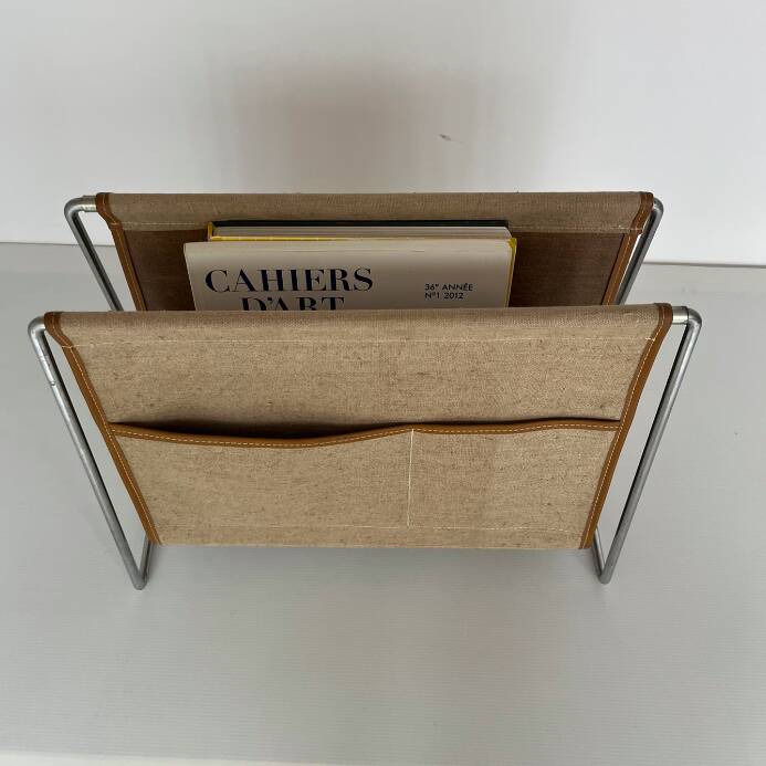Vintage Verner Panton magazine rack for Fritz Hansen
