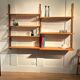 Vintage Scandinavian wall library PS System