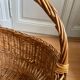 Panier osier jolis rebords
