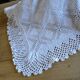 Handmade crochet antique bedspread