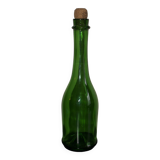 Bouteille vintage en verre vert